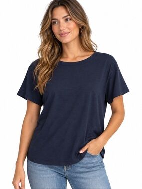 Nation Los‎ Angeles Navy Short-Sleeve Crewneck Tee XXL